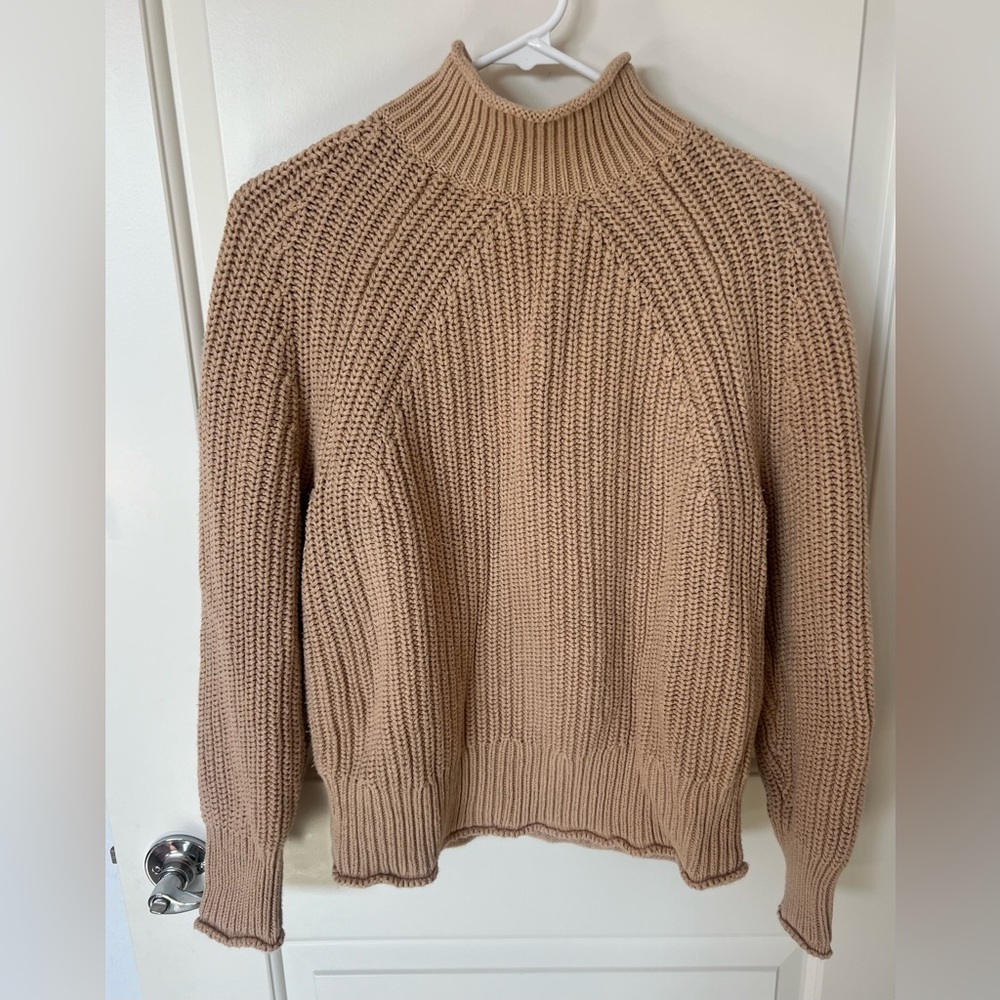 Jcrew Cotton sweater. Mock neck